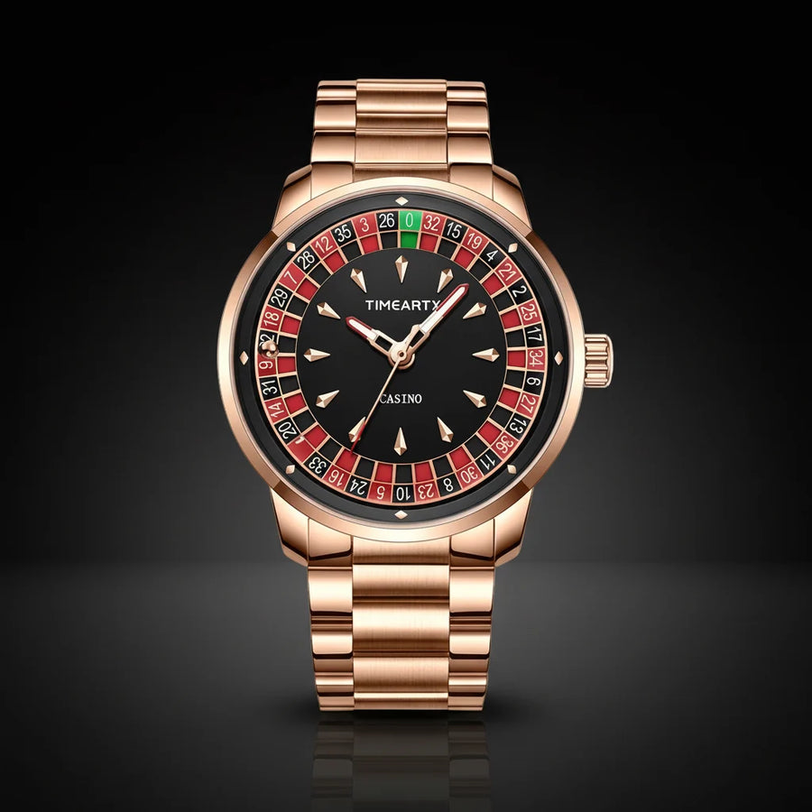TIMEARTX Casino Roulette Watch