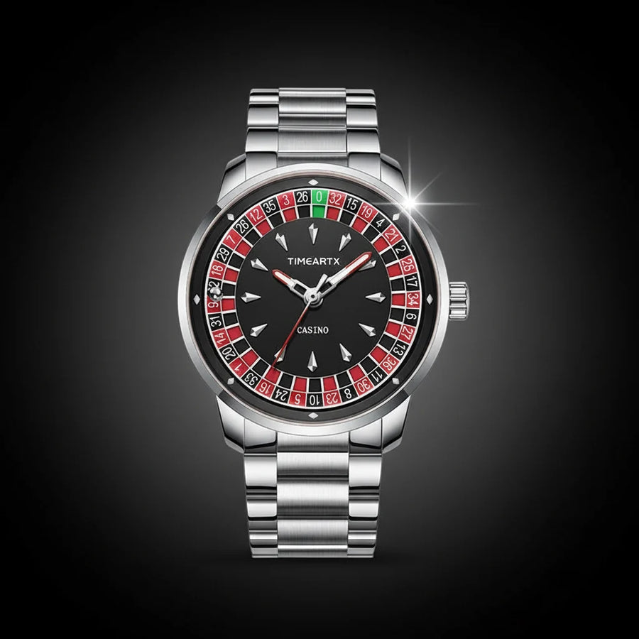 TIMEARTX Casino Roulette Watch
