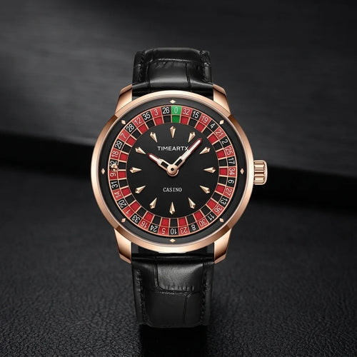 TIMEARTX Casino Roulette Watch