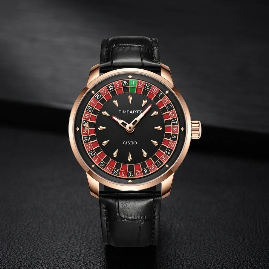 TIMEARTX Casino Roulette Watch